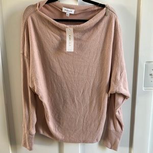 NWT Gilli Pink Rayon Slouchy Neck Sweater, Size Small